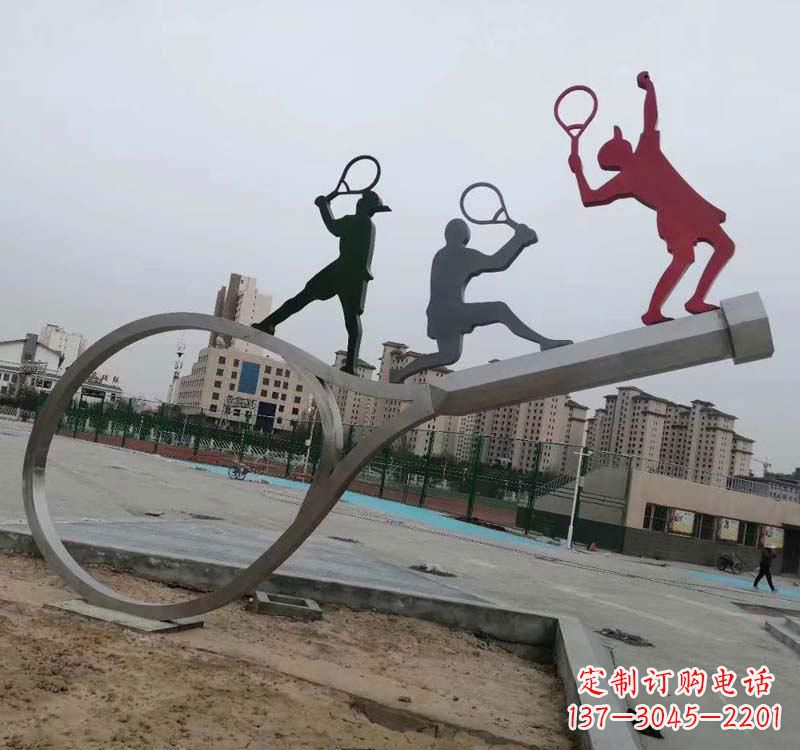 福州不锈钢羽毛球雕塑精美的艺术装点