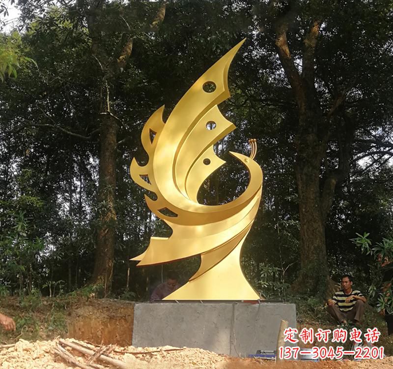 福州不锈钢凤凰雕塑——彰显传统文化之美