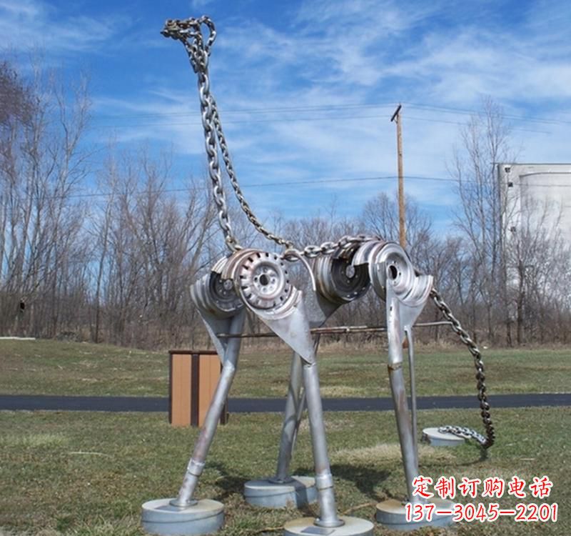 福州不锈钢恐龙雕塑集艺术与自然于一体
