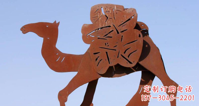 福州不锈钢骆驼雕塑令人惊叹的艺术精品