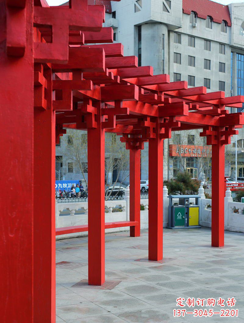 福州长廊雕塑描绘城市景观的艺术作品