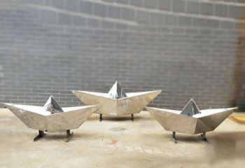 福州不锈钢元宝雕塑精致的艺术品