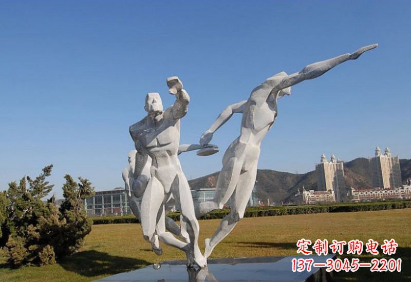 福州不锈钢运动员雕塑一种艺术的象征