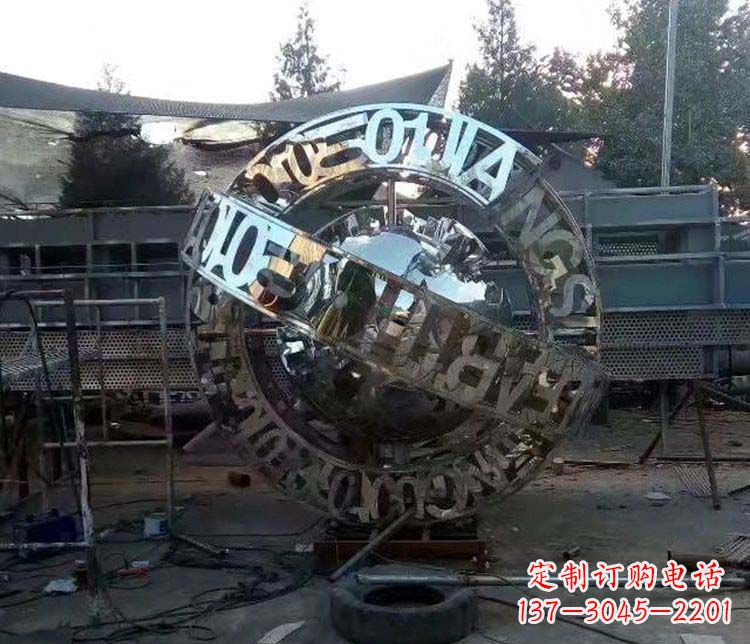 福州不锈钢字母景观雕塑创造美丽的空间