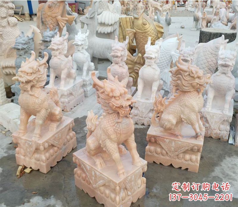 福州麒麟雕塑传承文化之美