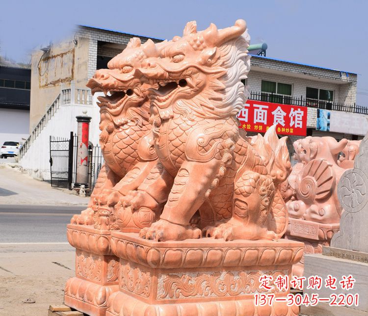 福州传说中的麒麟雕塑