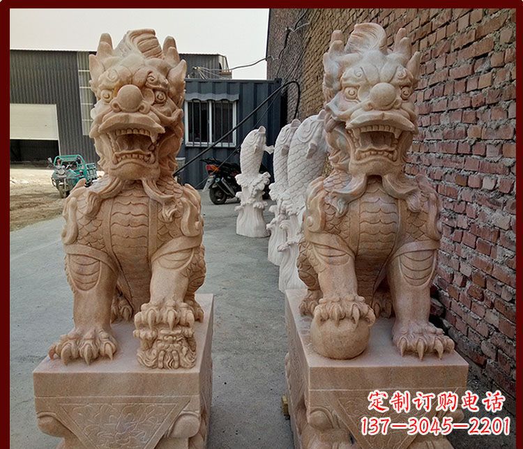 福州麒麟门口雕塑——传承古老文化的精灵