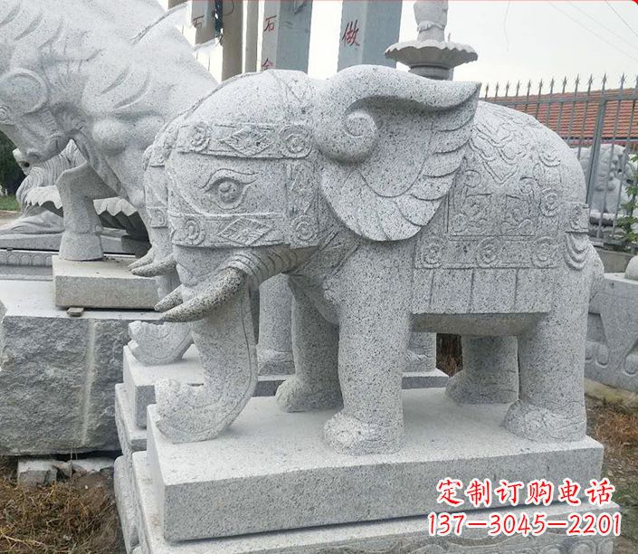 福州藏传佛教大象雕塑
