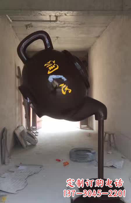福州茶壶景观铜雕