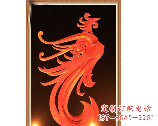 福州不锈钢凤凰雕塑美丽与传统的完美结合