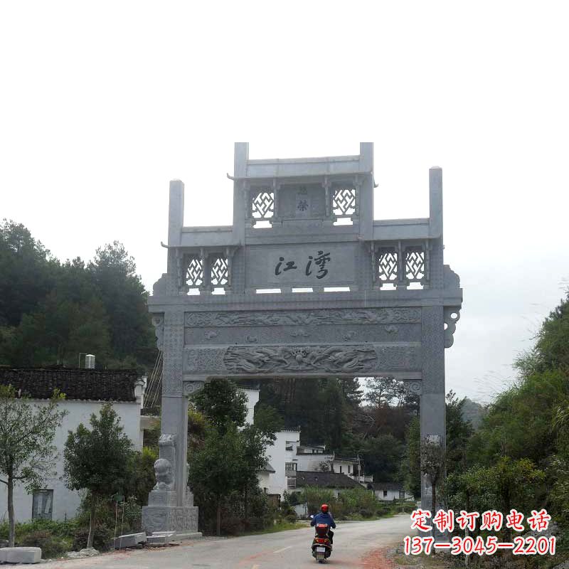 福州精美石牌坊雕塑——传承中国古典文化