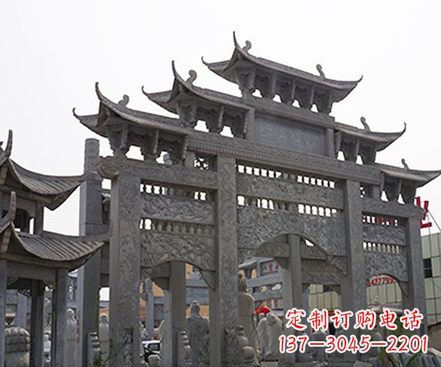 福州牌坊石雕传承传统文化的艺术精品