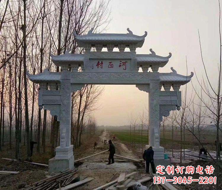 福州牌坊雕塑——记忆中的美丽家乡
