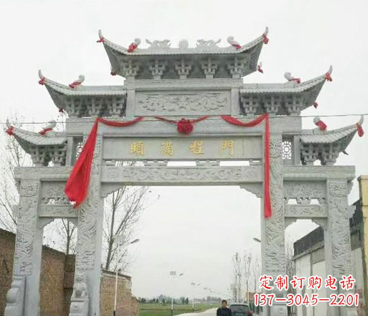 福州牌坊雕塑纪念历史,传承文化