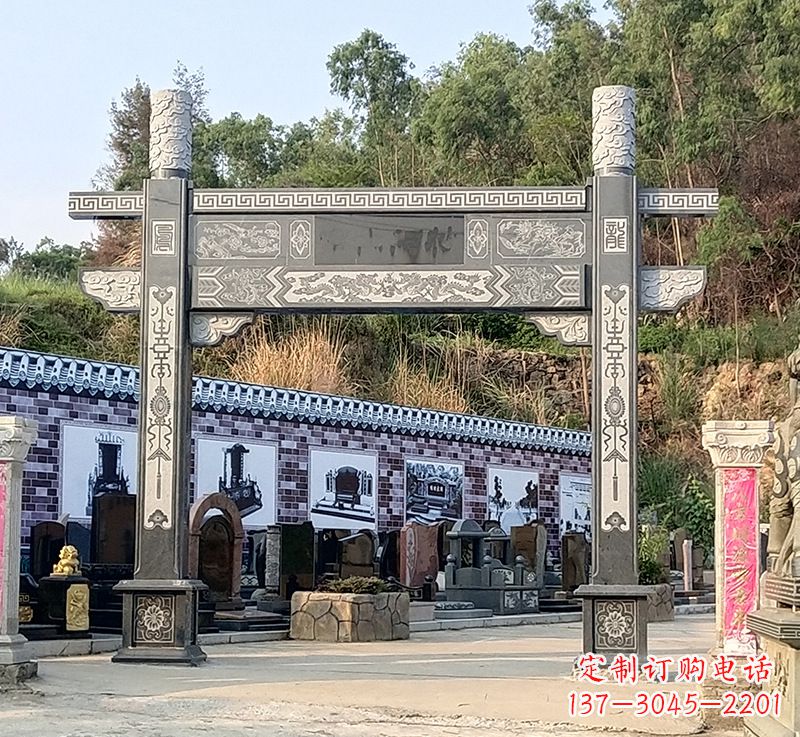 福州古村牌坊雕塑精湛技艺的经典之作