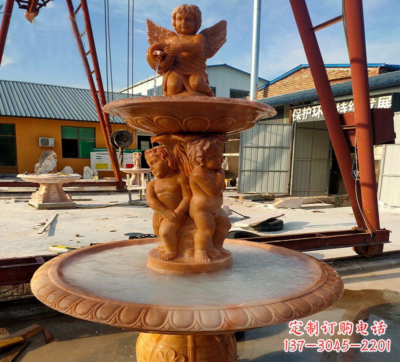 福州大理石风水球雕塑传承古老文化