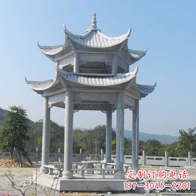 福州高雅大理石凉亭雕塑