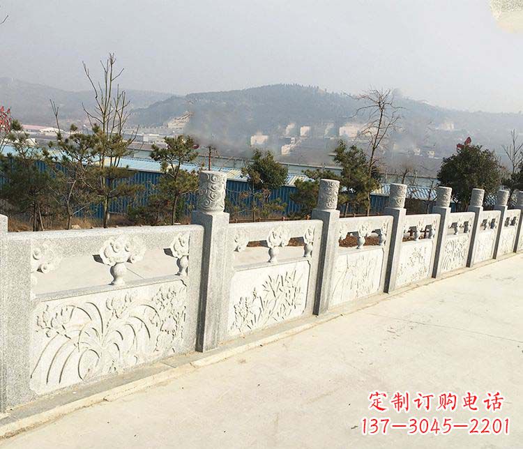 福州大理石护城河栏板石雕