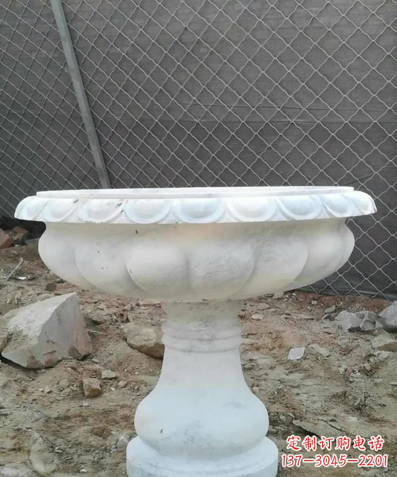 福州大理石花盆雕塑