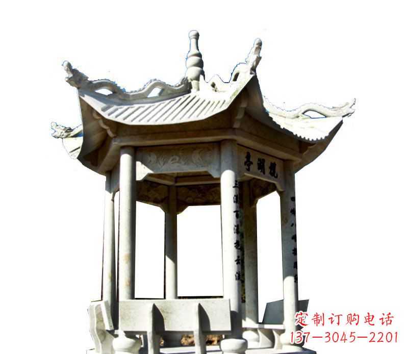 福州大理石凉亭石雕,历史韵味浓郁