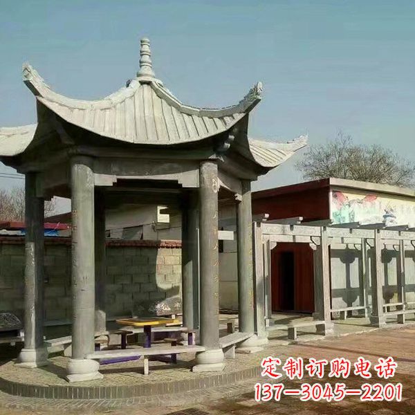 福州大理石凉亭庭院亭子