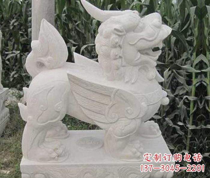 福州古典貔貅石雕,精美手工雕刻艺术