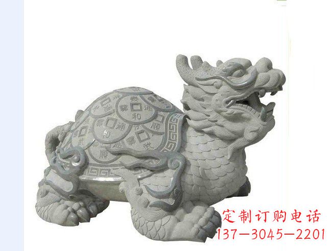 福州大理石招财龙雕塑