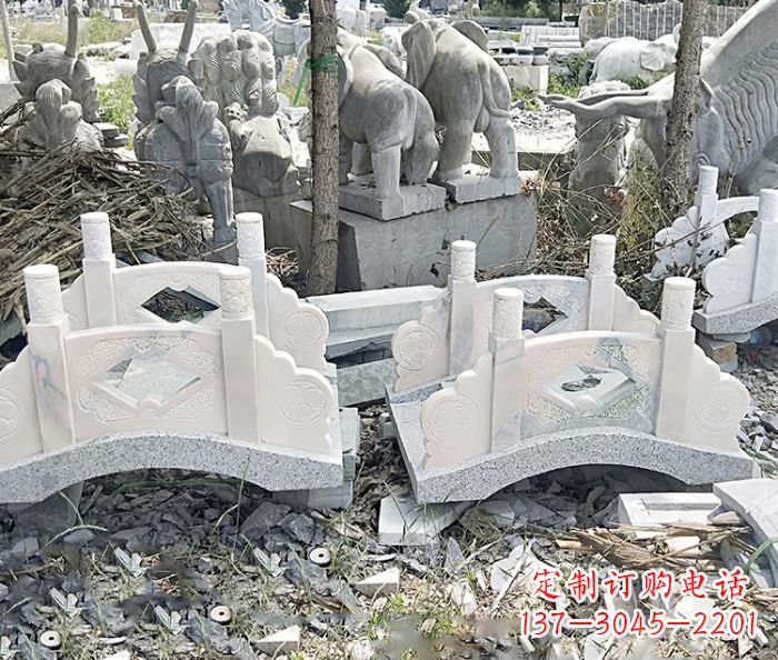 福州精美大理石拱桥雕塑