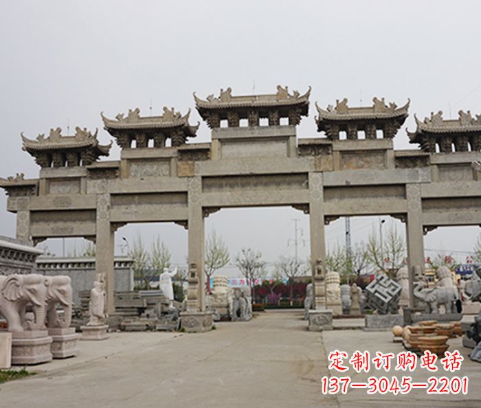 福州精美牌坊石雕定制