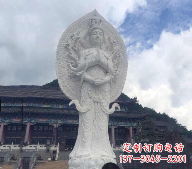 福州精美汉白玉观音雕塑