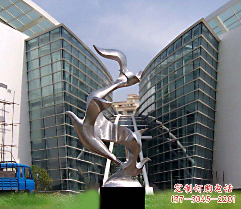 福州大雁不锈钢雕塑