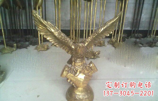福州大展宏图老鹰铜雕