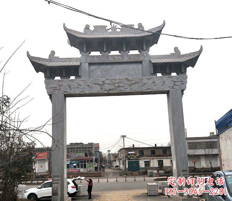 福州精美大理石牌坊石雕