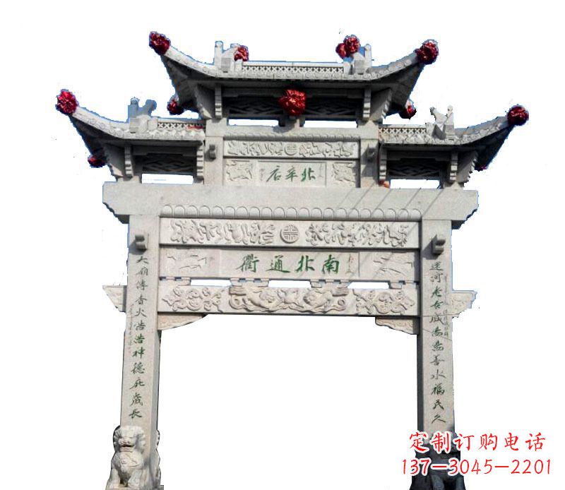 福州精美石牌坊雕塑