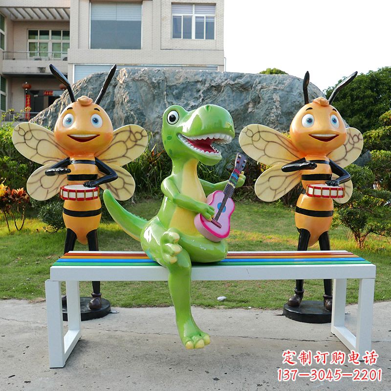 福州吉他恐龙雕塑