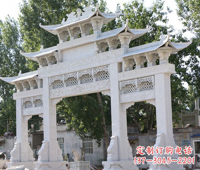 福州道路牌坊石雕定制