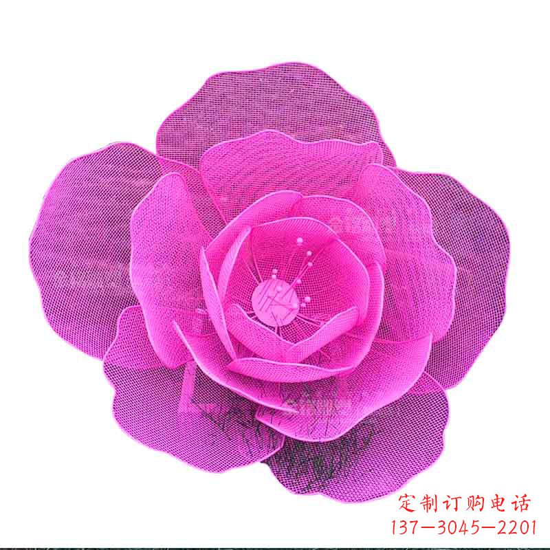 福州精美玫瑰金属雕塑