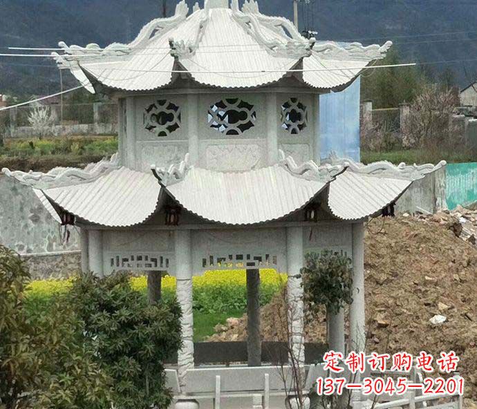 福州古典凉亭石雕