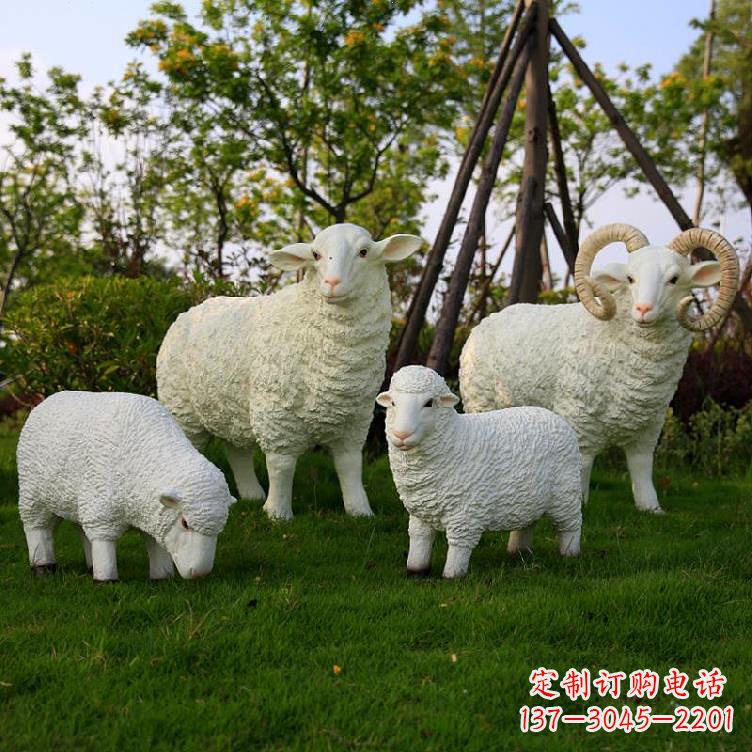 福州精美玻璃钢动物雕塑