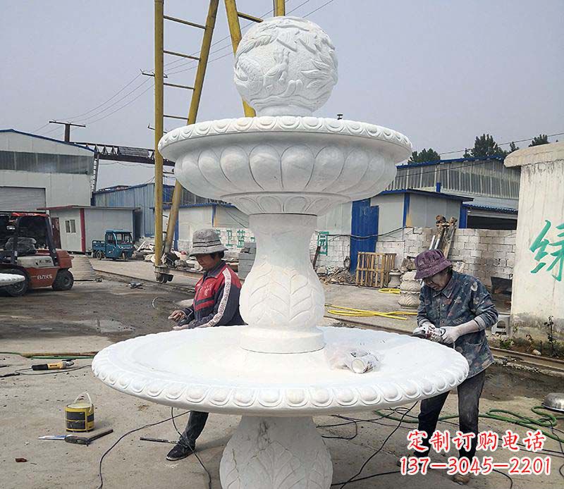 福州风水球喷泉石雕塑