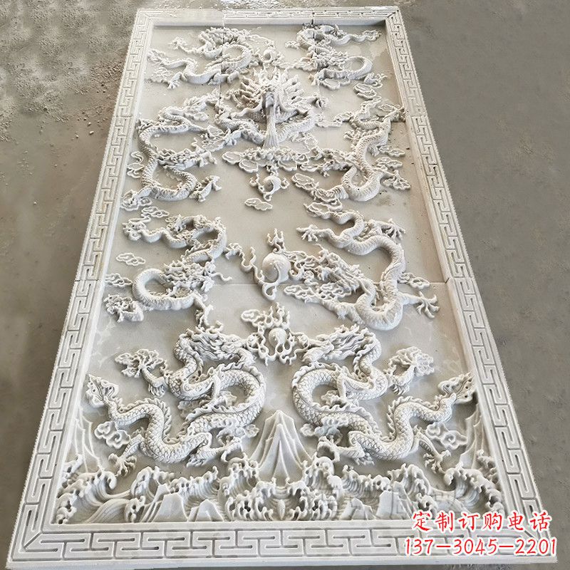 福州九龙壁装饰高浮雕雕塑