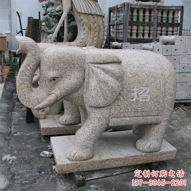 福州唯美大象雕塑