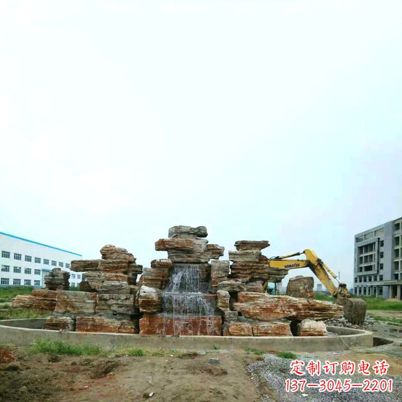 福州高雅精致的千层石假山雕塑