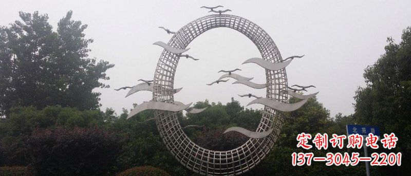 福州抒情海鸥雕塑