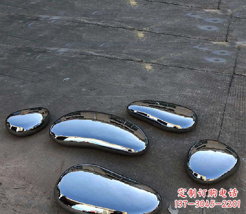 福州不锈钢水滴景观雕塑美轮美奂,营造自然灵动