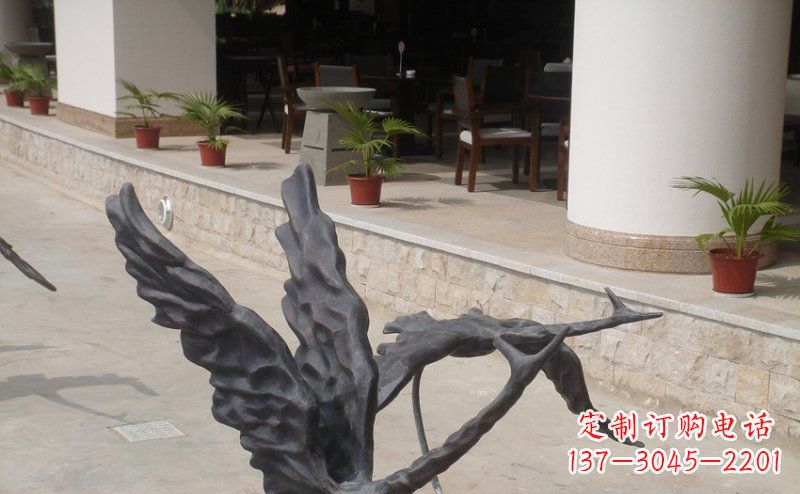 福州中领雕塑精美大雁铜雕