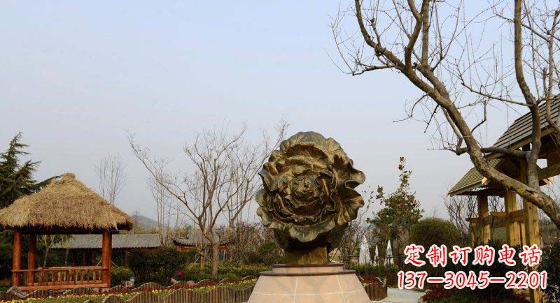 福州公园大白菜景观铜雕