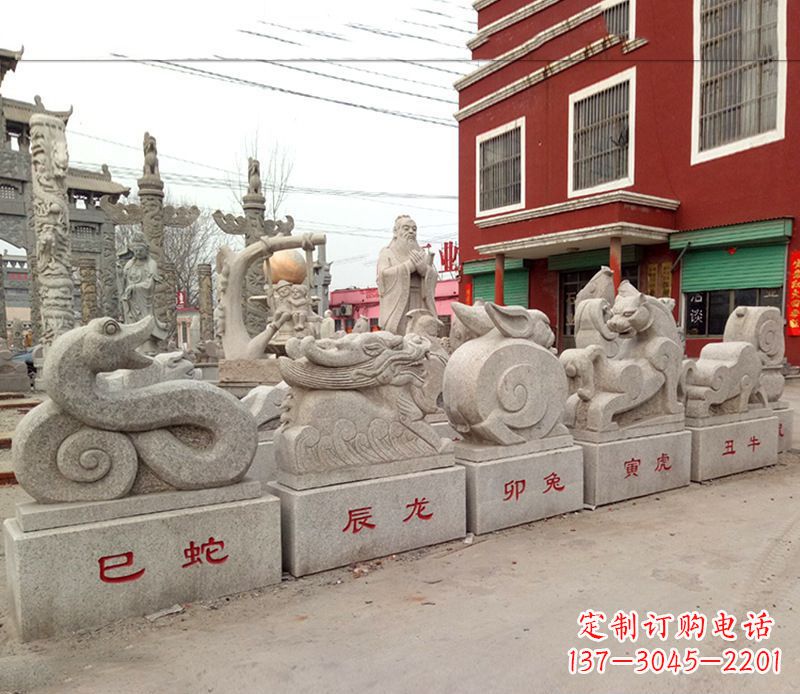 福州产品名称公园动物大理石雕塑