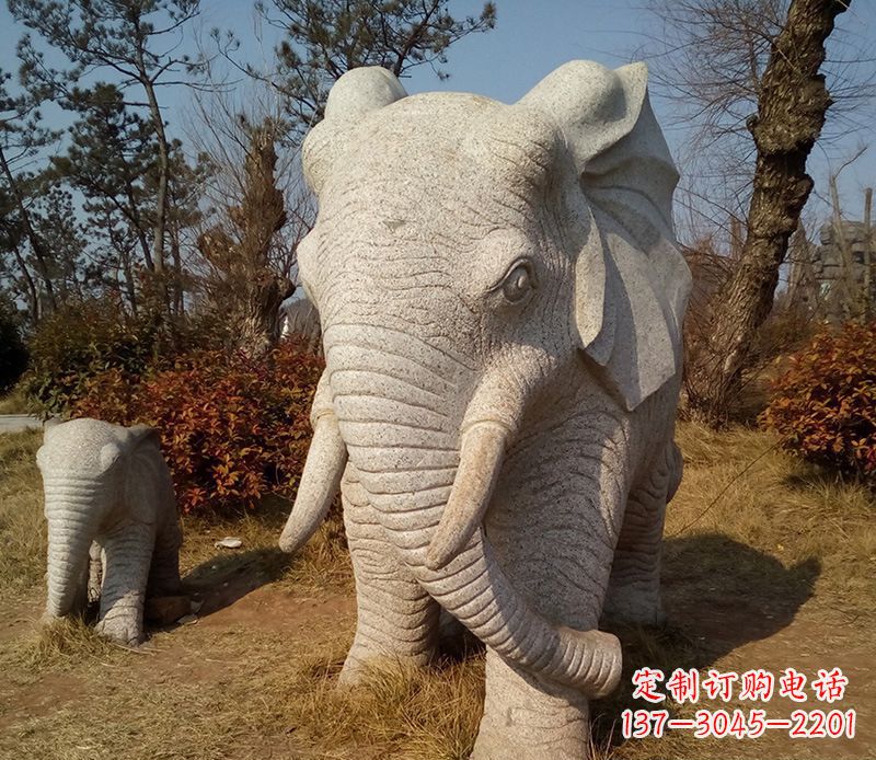 福州精美大象雕塑