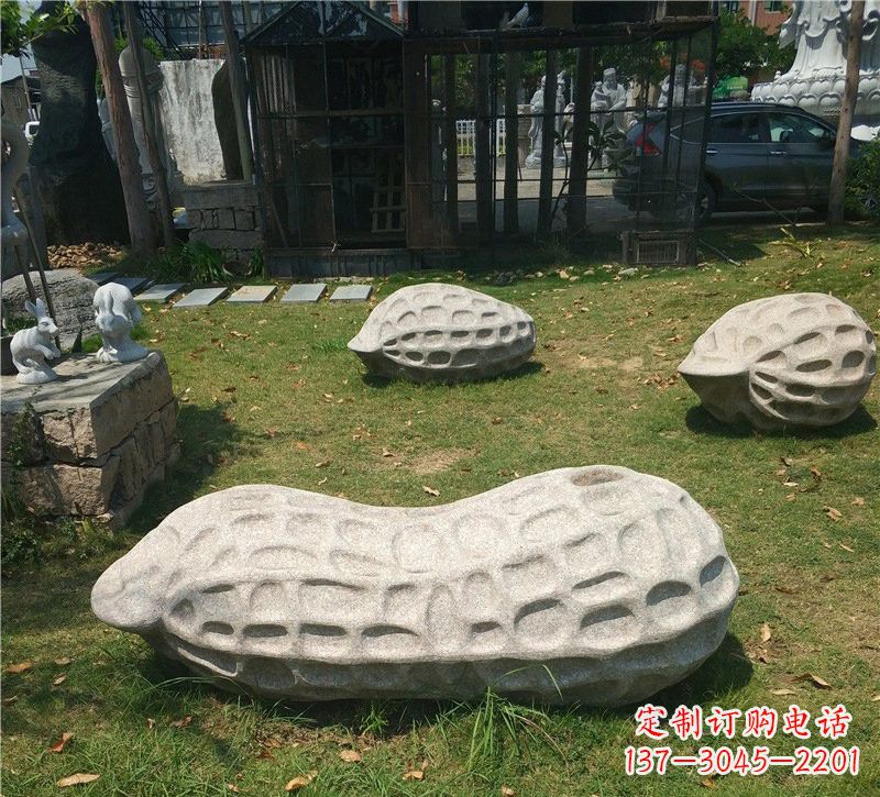 福州精美大理石花生雕塑